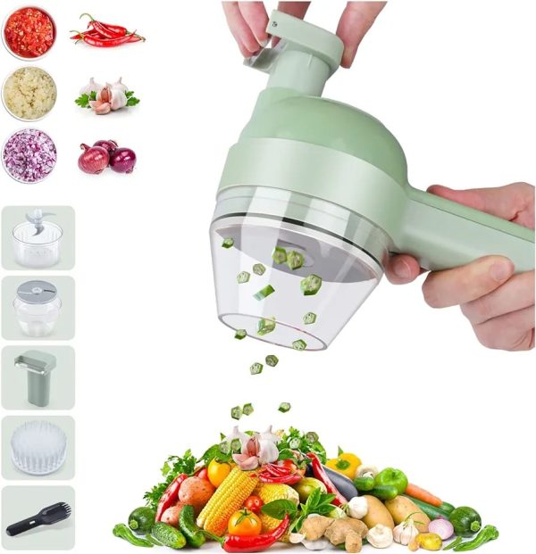 💥 4 In 1 Handheld Electric Vegetable Cutter Blender 💥