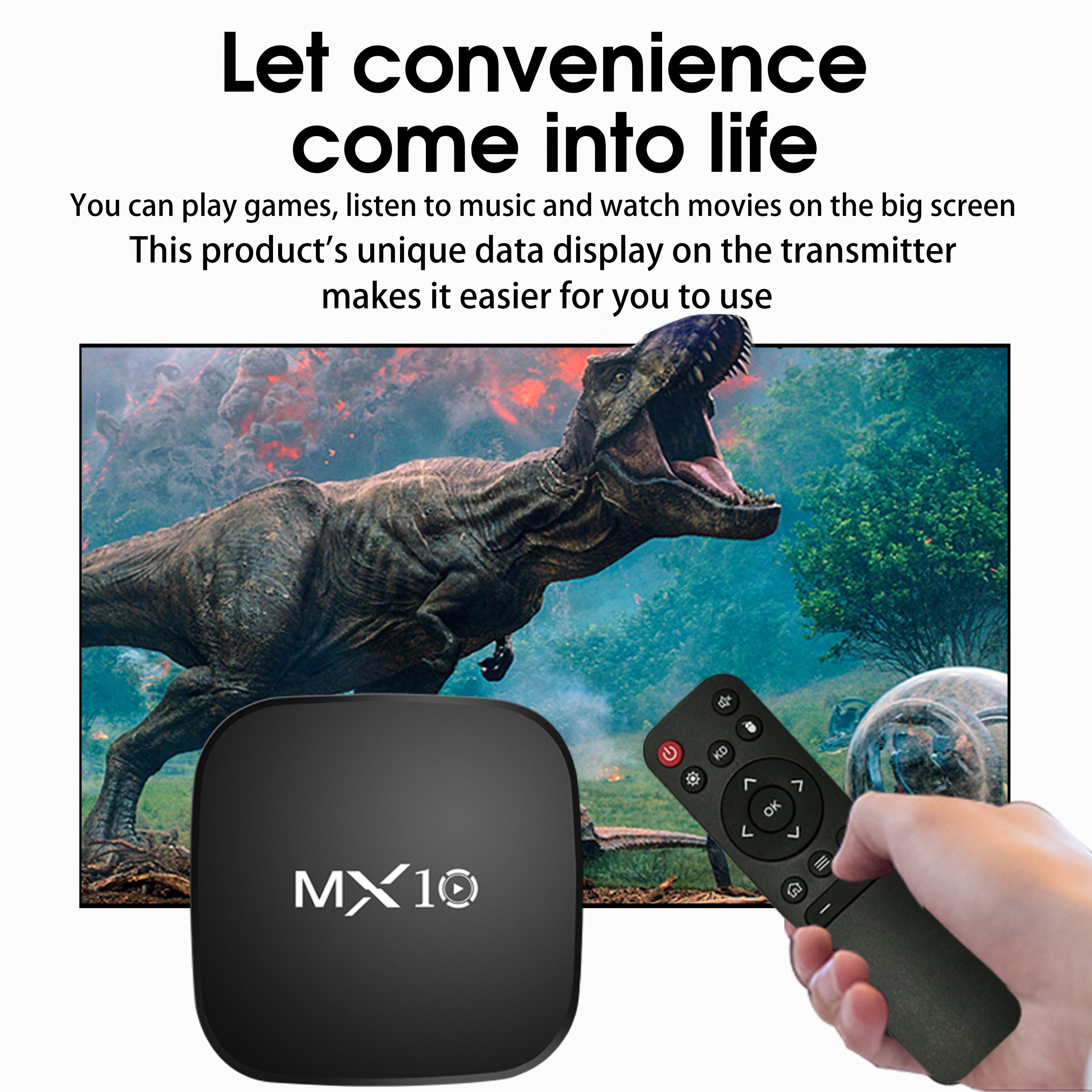 MX10 Box S Android 11.0 (1GB+8GB) 2025 Model📺 - ✨Ramadan Deal Upto 40% Off🔥