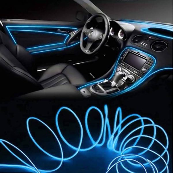 Car Dashboard Neon Light Dashboard Light ( Ice Blue Color) – 2 Meter