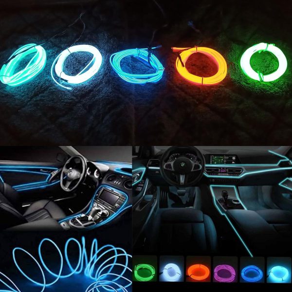 Car Dashboard Neon Light Dashboard Light ( Ice Blue Color) – 2 Meter